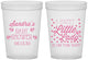 Custom Baby Shower 16 oz Translucent Cups - Sweet Little Lady | 90024