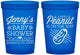 Custom Baby Shower 16 oz Translucent Cups - Peanut On The Way | 90025