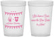 Custom Baby Shower 16 oz Translucent Cups - Beer Due Date Is Near | 90032