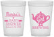Custom Baby Shower 16 oz Translucent Cups - Baby Girl Is Brewing | 90034