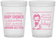 Custom Baby Shower 16 oz Translucent Cups - Mermaid On Her Way | 90046