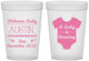 Custom Baby Shower 16 oz Translucent Cups - Baby Is Brewing | 90050