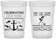 Custom Baby Shower 16 oz Translucent Cups - Gender Reveal Whale | 90053