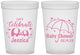 Custom Baby Shower 16 oz Translucent Cups - Elephant Lets Celebrate | 90058