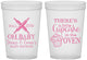Custom Baby Shower 16 oz Translucent Cups - Cupcake In The Oven | 90059