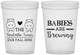 Custom Baby Shower 16 oz Translucent Cups - Twins Baby Hippos | 90069