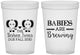 Custom Baby Shower 16 oz Translucent Cups - Twins Baby Elephant | 90071