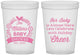 Custom Baby Shower 16 oz Translucent Cups - Holiday | 90086