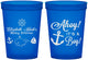Custom Baby Shower 16 oz Translucent Cups - Nautical Ahoy It’s A Boy | 90093