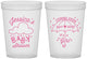Custom Baby Shower 16 oz Translucent Cups - April Showers May Babies | 90099