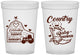 Custom Baby Shower 16 oz Translucent Cups - Farm Tractor Country | 90102