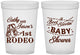 Custom Baby Shower 16 oz Translucent Cups - Rodeo Boot Scootin | 90103