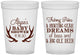 Custom Baby Shower 16 oz Translucent Cups - Bass Deer | 90120