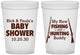 Custom Baby Shower 16 oz Translucent Cups - Fishing Hunting | 90126