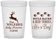 Custom Baby Shower 16 oz Translucent Cups - Rifle Racks Deer Tracks | 90128