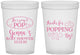 Custom Baby Shower 16 oz Translucent Cups - Popping By | 90158