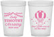 Custom Baby Shower 16 oz Translucent Cups - Hot Air Balloon | 90162