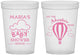 Custom Baby Shower 16 oz Translucent Cups - Hot Air Balloon | 90164