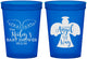 Custom Baby Shower 16 oz Translucent Cups - Angel On The Way | 90165