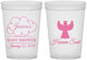 Custom Baby Shower 16 oz Translucent Cups - Heaven Sent | 90166