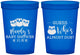Custom Baby Shower 16 oz Translucent Cups - Owl Whos Almost Due | 90170