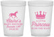 Custom Baby Shower 16 oz Translucent Cups - Little Princess | 90174
