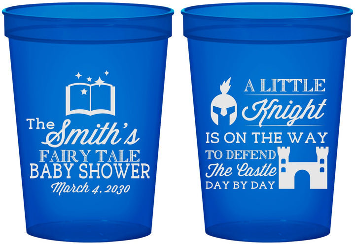 Custom Baby Shower 16 oz Translucent Cups - Little Knight | 90175