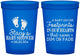 Custom Baby Shower 16 oz Translucent Cups - Footprints | 90176
