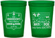 Custom Baby Shower 16 oz Translucent Cups - Christmas Gender Reveal | 90194