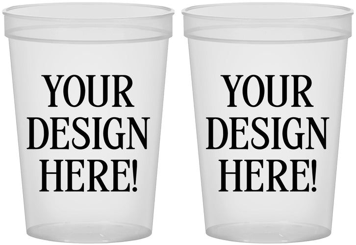 16 oz Translucent Cups - Design Your Own