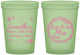 Custom Bridal Shower 16 oz Glow In The Dark Cups - Soon To Be Mrs | 100004