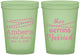 Custom Bridal Shower 16 oz Glow In The Dark Cups - She's Getting Married | 100008