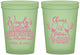 Custom Bridal Shower 16 oz Glow In The Dark Cups - Future Mrs | 100011
