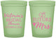 Custom Bridal Shower 16 oz Glow In The Dark Cups - Future Mrs | 100012