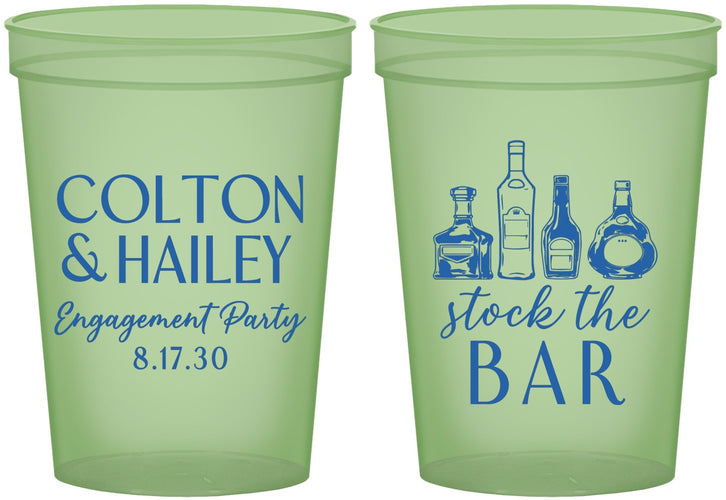 Custom Engagement 16 oz Glow In The Dark Cups - Stock The Bar | 10005