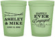 Custom Engagement 16 oz Glow In The Dark Cups - Happily Ever Engaged | 10006