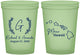 Custom Wedding 16 oz Glow In The Dark Cups - Hawaii | 110