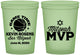 Custom Bar Mitzvah 16 oz Glow In The Dark Cups - 13th Birthday Basketball | 110001