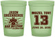 Custom Bar Mitzvah 16 oz Glow In The Dark Cups - 13th Birthday Football | 110002