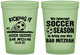 Custom Bar Mitzvah 16 oz Glow In The Dark Cups - 13th Birthday Soccer | 110009