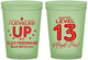 Custom Bar Mitzvah 16 oz Glow In The Dark Cups - 13th Birthday Video Game | 110014
