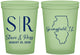 Custom Wedding 16 oz Glow In The Dark Cups - Illinois | 112