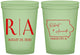 Custom Wedding 16 oz Glow In The Dark Cups - Iowa | 114