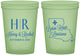 Custom Wedding 16 oz Glow In The Dark Cups - Louisiana | 117