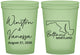 Custom Wedding 16 oz Glow In The Dark Cups - Maryland | 119