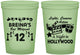 Custom Bat Mitzvah 16 oz Glow In The Dark Cups - 12th Birthday Hollywood | 120006