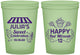 Custom Bat Mitzvah 16 oz Glow In The Dark Cups - 12th Birthday Cupcake | 120010