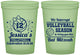Custom Bat Mitzvah 16 oz Glow In The Dark Cups - 12th Birthday Volleyball | 120016