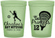 Custom Bat Mitzvah 16 oz Glow In The Dark Cups - 12th Birthday Lacrosse | 120017