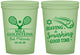 Custom Bat Mitzvah 16 oz Glow In The Dark Cups - 12th Birthday Tennis | 120018